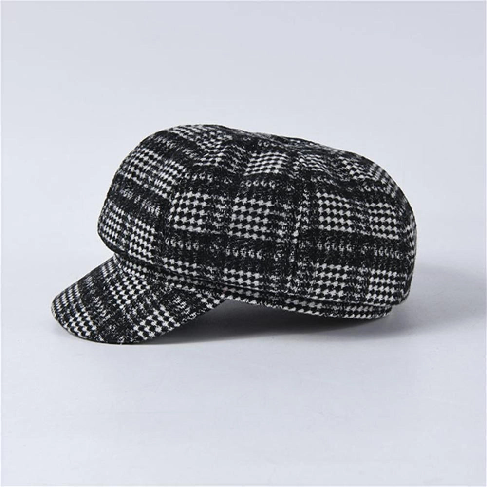 Casquette Gavroche en Laine à Carreaux - Crawford 2