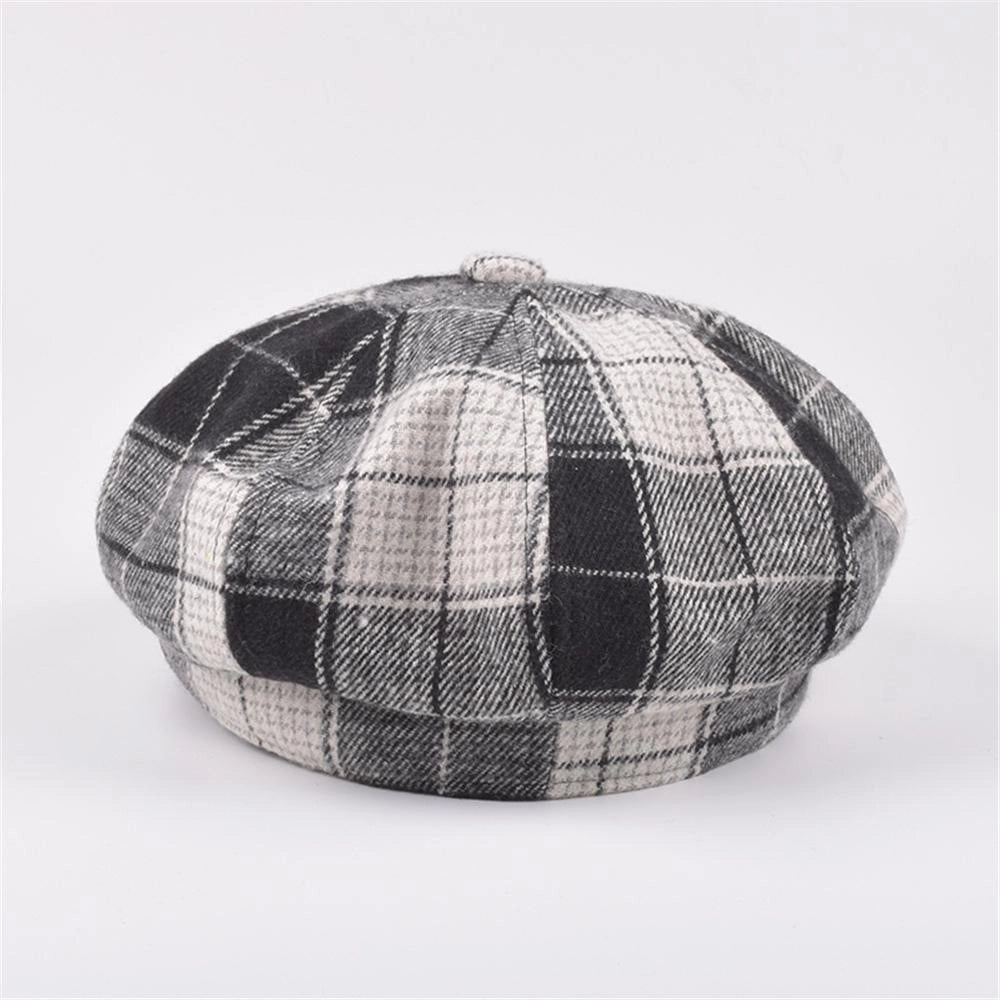 Casquette Gavroche en Laine à Carreaux - Dalmore 2