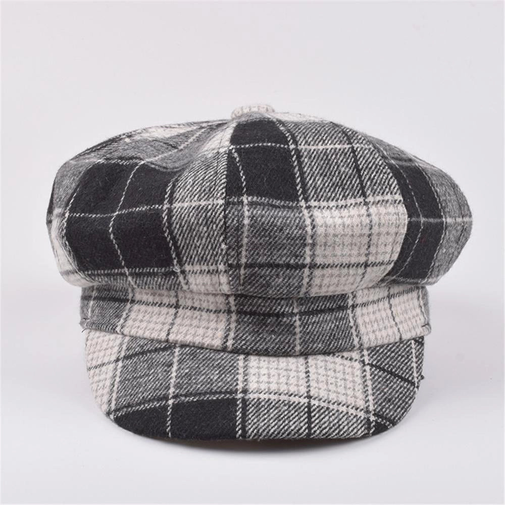 Casquette Gavroche en Laine à Carreaux - Dalmore 3