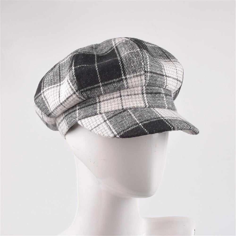 Casquette Gavroche en Laine à Carreaux - Dalmore 5