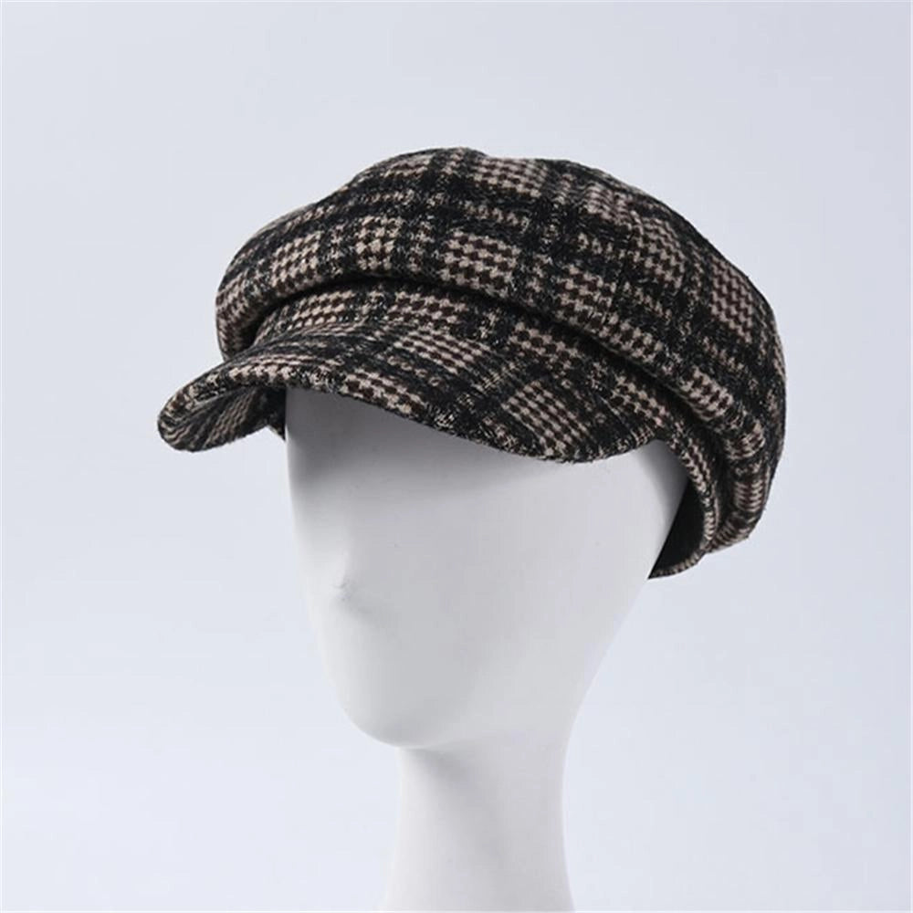 Casquette Gavroche en Laine à Carreaux - Glenbrae 2
