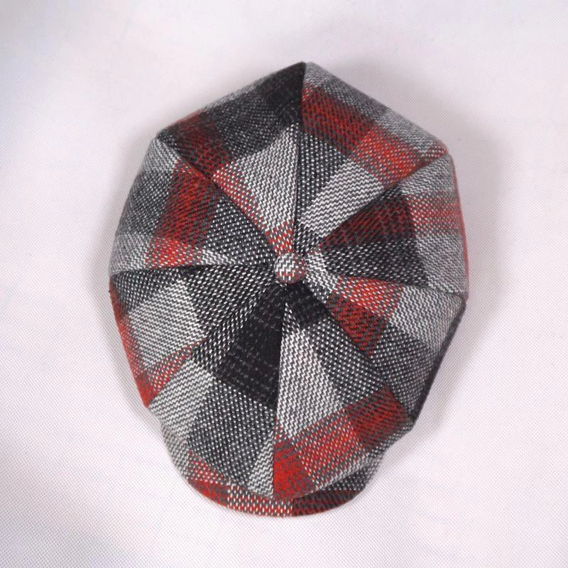 Casquette Gavroche en Laine à Carreaux - MacAlbyn 2
