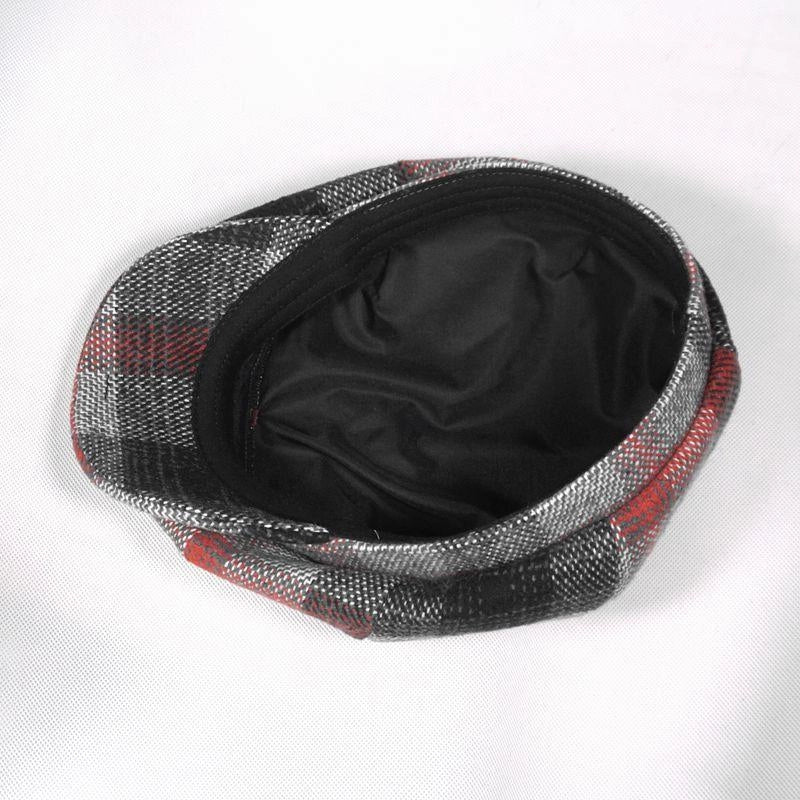Casquette Gavroche en Laine à Carreaux - MacAlbyn 3