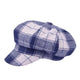 Casquette Gavroche en Laine à Carreaux - Mauston