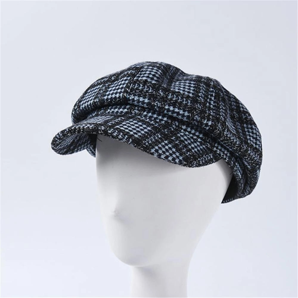 Casquette Gavroche en Laine à Carreaux - Paisleyhurst 2
