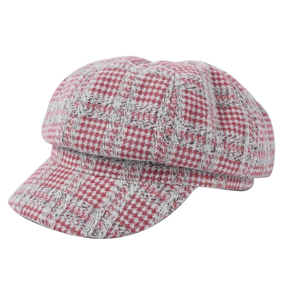 Casquette Gavroche en Laine à Carreaux - Roslin 1