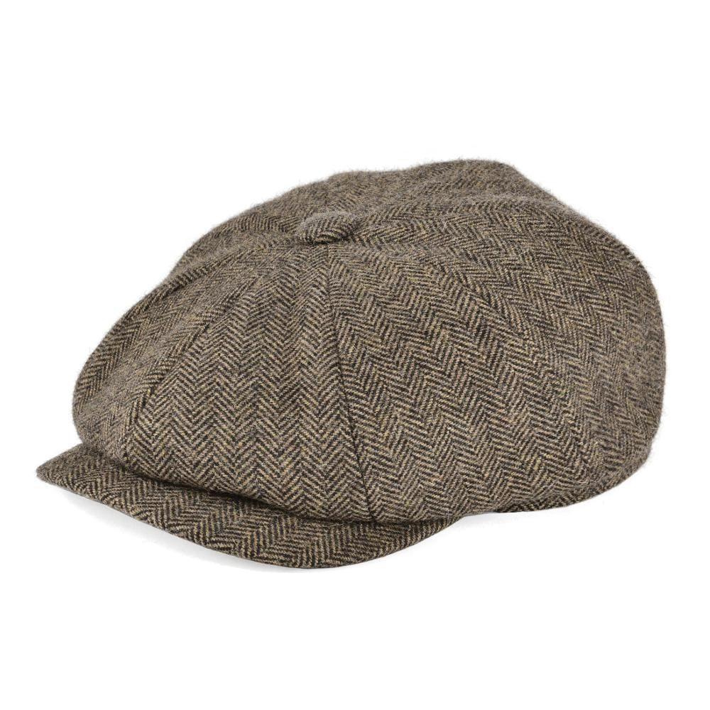 Casquette Gavroche en Laine à Chevrons - Braemar 1