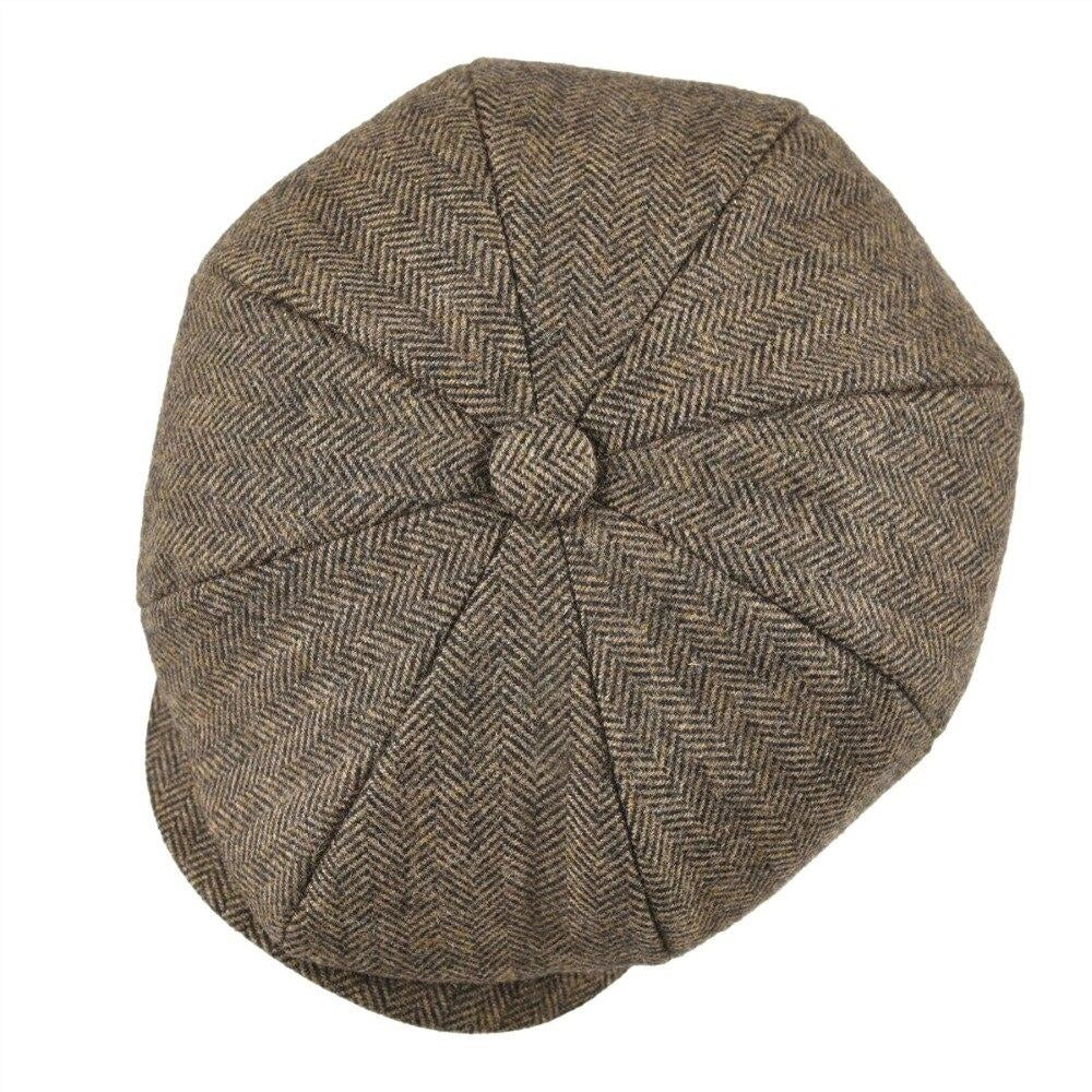 Casquette Gavroche en Laine à Chevrons - Braemar 4