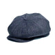 Casquette Gavroche en Laine à Chevrons - Glenfrost