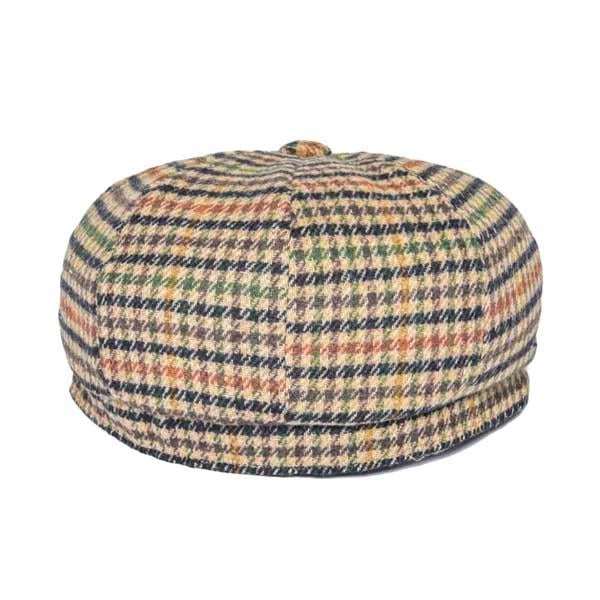 Casquette Gavroche en Laine à Pied-de-Poule - Saffronwick 4