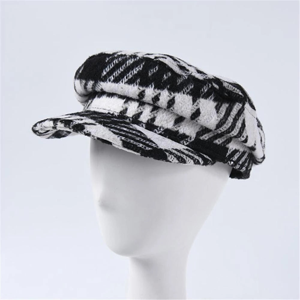 Casquette Gavroche en Laine à Rayures - Méridien 5