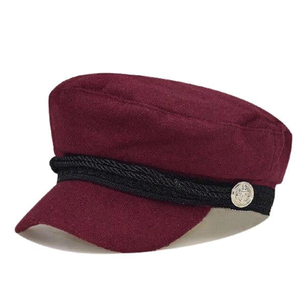 Casquette Gavroche en Laine - Bordeauxline 1