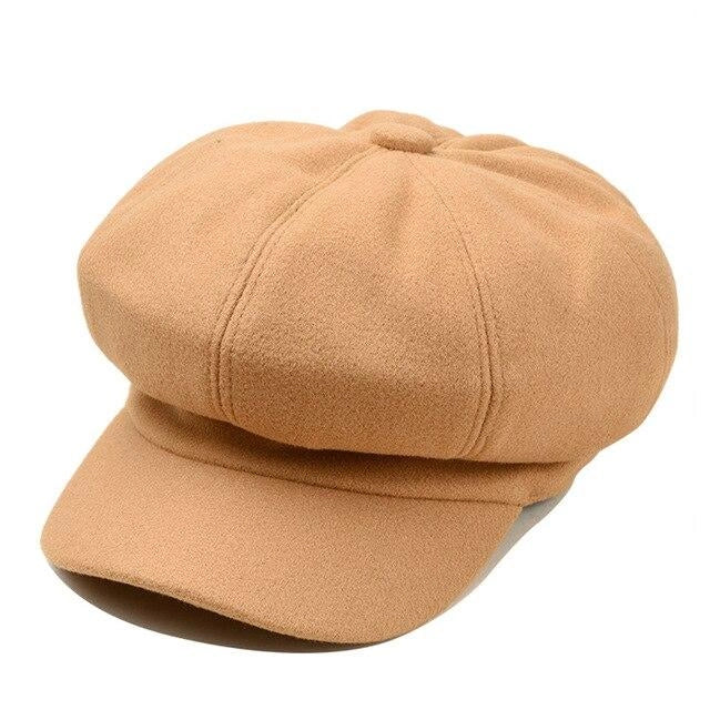 Casquette Gavroche en Laine - Dromadaire 1