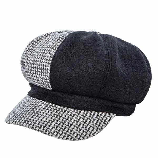 Casquette Gavroche en Laine - Échiquier 1
