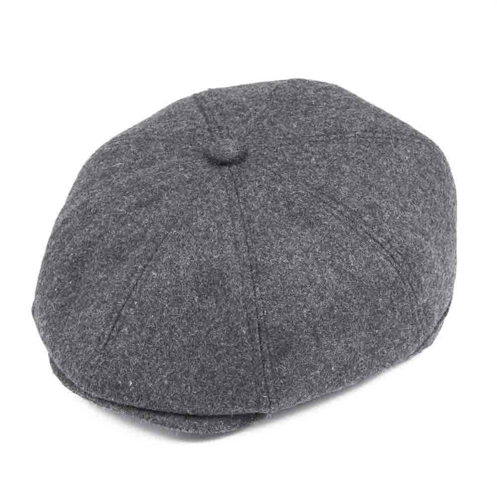 Casquette Gavroche en Laine Grise - Cairnveil 1