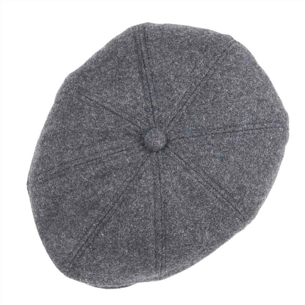 Casquette Gavroche en Laine Grise - Cairnveil 4