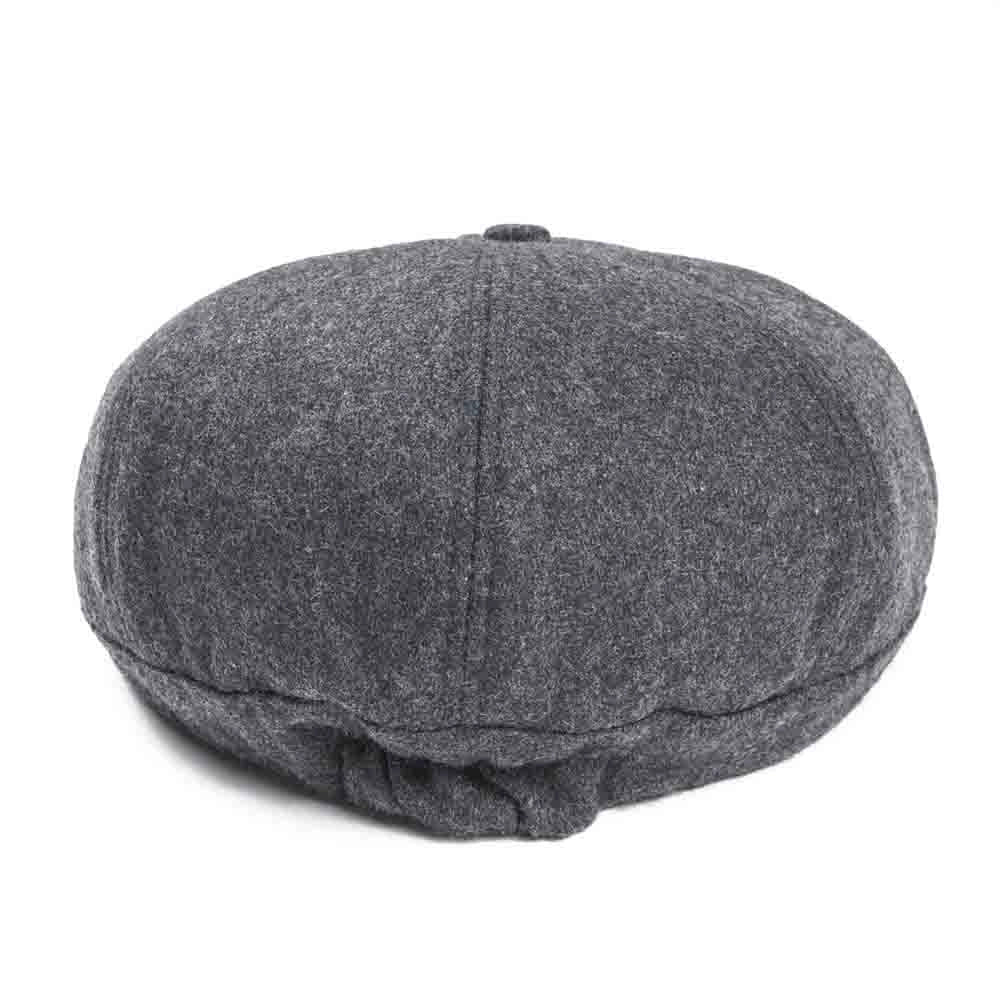 Casquette Gavroche en Laine Grise - Cairnveil 5