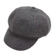 Casquette Gavroche en Laine Grise - Falkirk