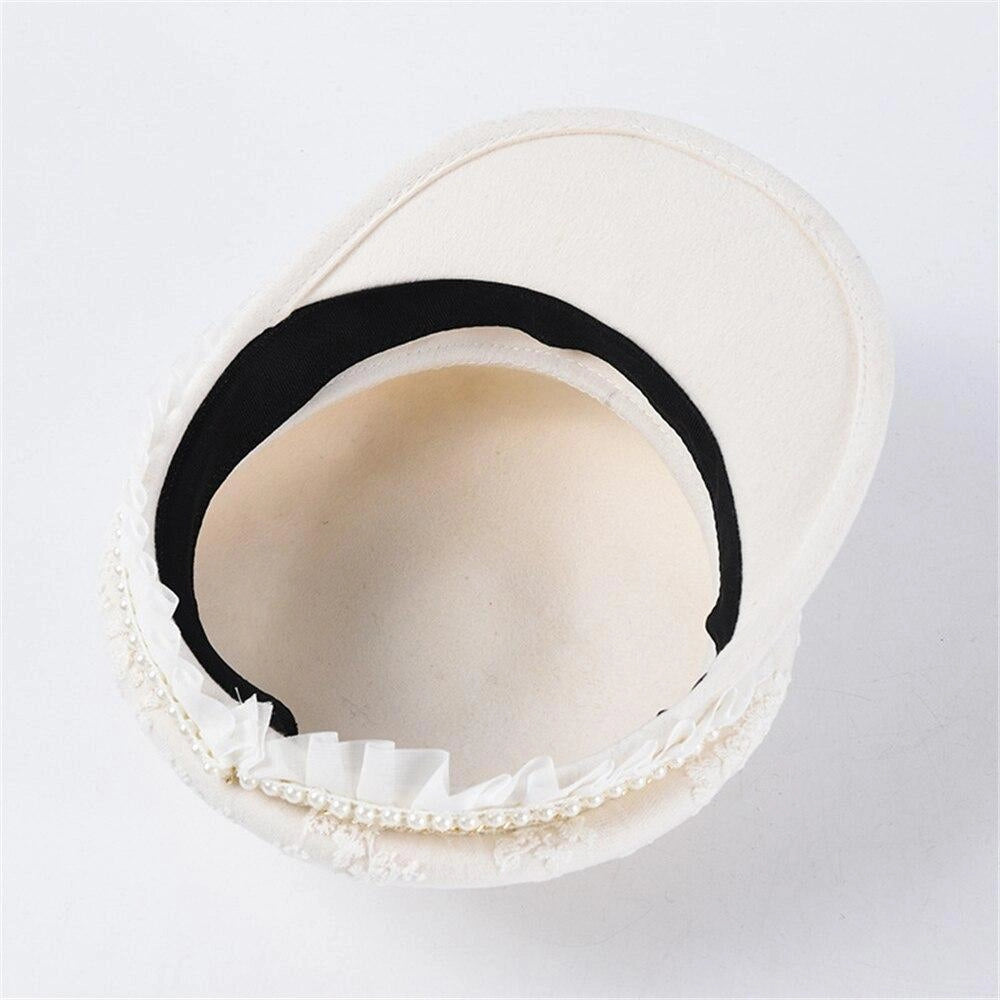 Casquette Gavroche en Laine - Nuptial 5
