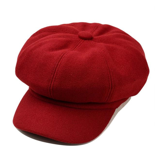 Casquette Gavroche en Laine - Rubélia 1