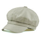 Casquette Gavroche en Lin Beige - Dunelume