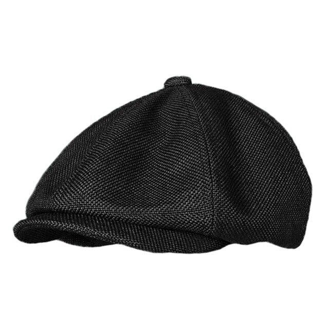 Casquette Gavroche en Lin - Bitume 1