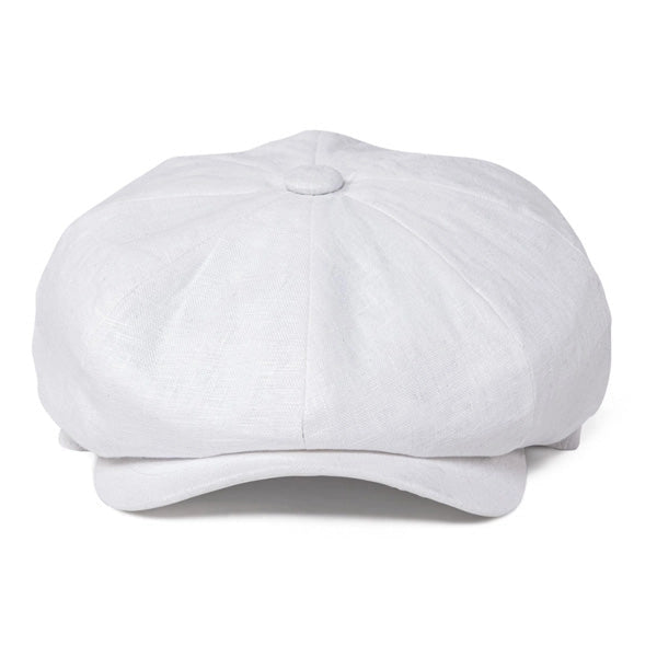 Casquette Gavroche en Lin Blanc - Zénith 2
