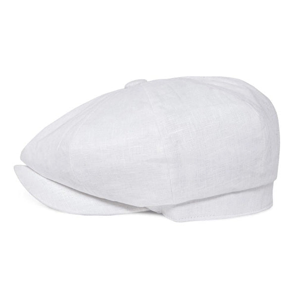 Casquette Gavroche en Lin Blanc - Zénith 3