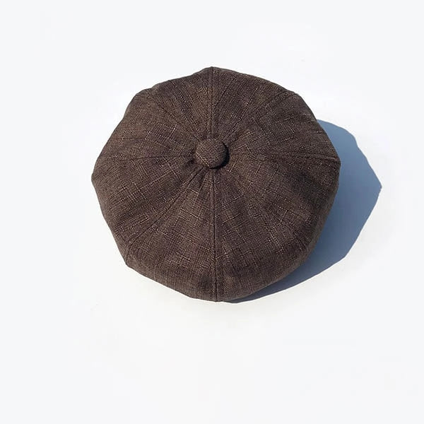 Casquette Gavroche en Lin - Brunel 3