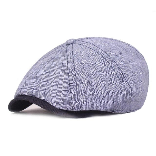 Casquette Gavroche en Lin - Céladon 1