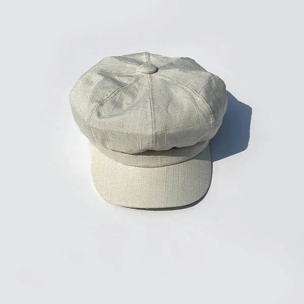 Casquette Gavroche en Lin - Écruclair 2
