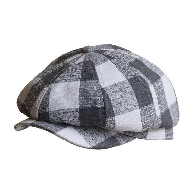 Casquette Gavroche en Lin - Grisdamier 1