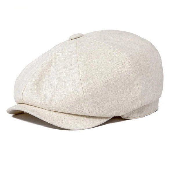 Casquette Gavroche en Lin - Hélianthe 1
