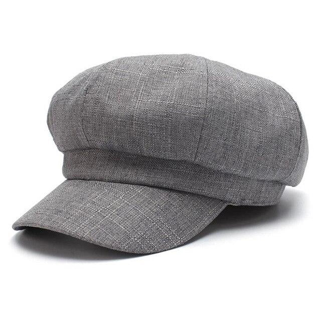 Casquette Gavroche en Lin - Linenne 1