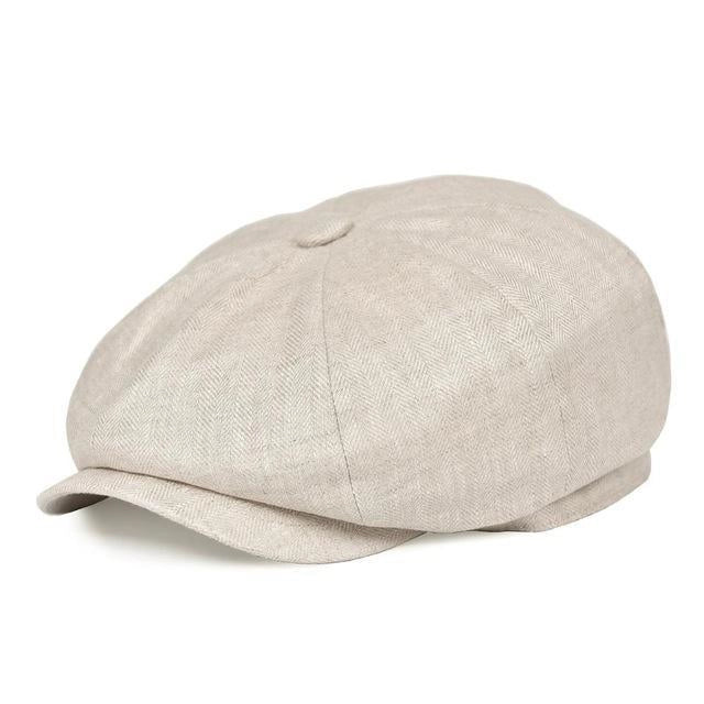 Casquette Gavroche en Lin - Luminéa 1