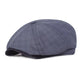 Casquette Gavroche en Lin - Navyshade