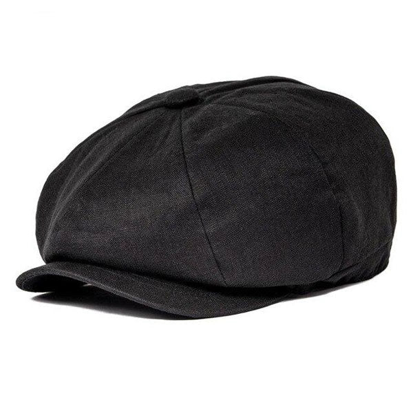 Casquette Gavroche en Lin - Ténèbres 1