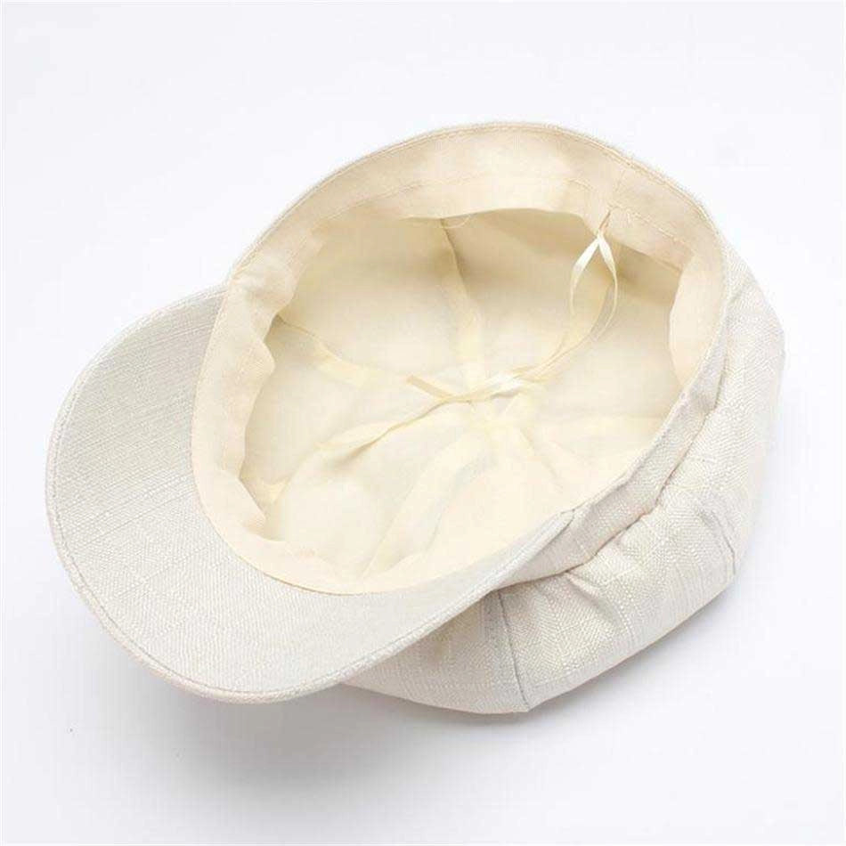 Casquette Gavroche en Lin Vintage - Écruné 4