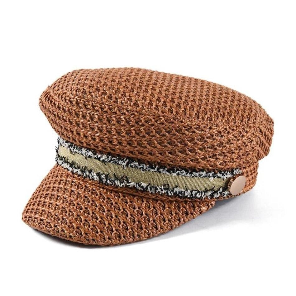 Casquette Gavroche en Paille - Estivalia 1