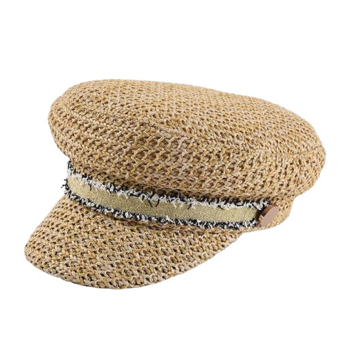 Casquette Gavroche en Paille - Khakisol 1