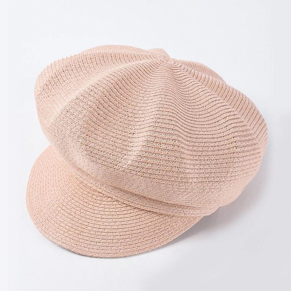 Casquette Gavroche en Paille - Pivoiné 2