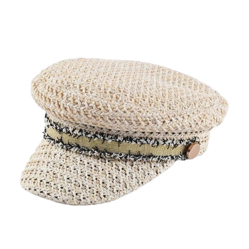 Casquette Gavroche en Paille - Sabléclat 1