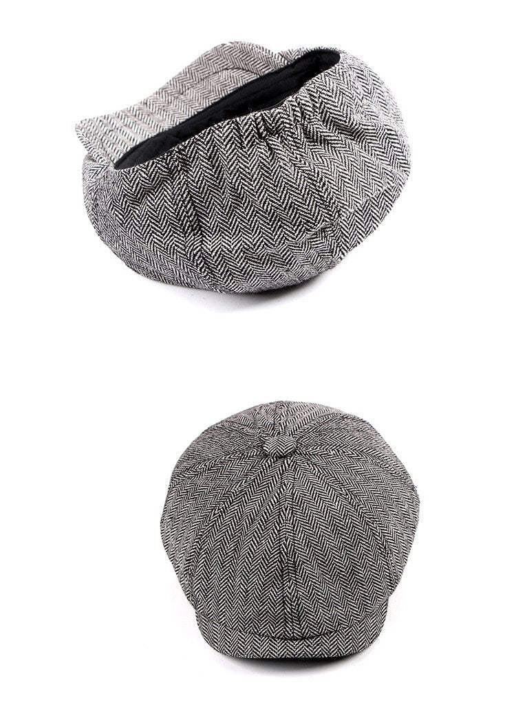Casquette Gavroche en Polyester - Herringbane 2