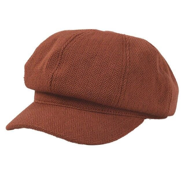 Casquette Gavroche en Polyester Vintage - Briqueflair 1