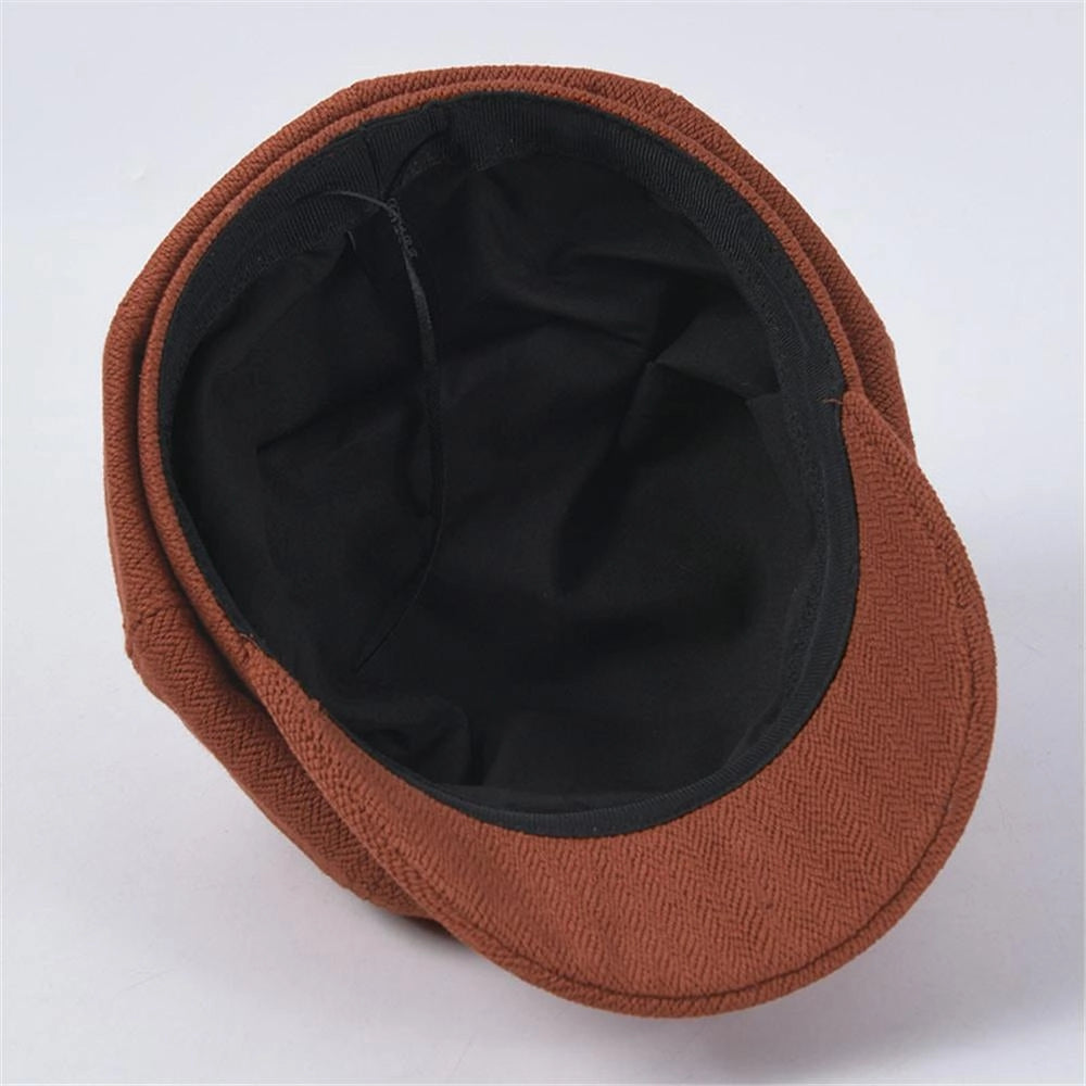 Casquette Gavroche en Polyester Vintage - Briqueflair 2