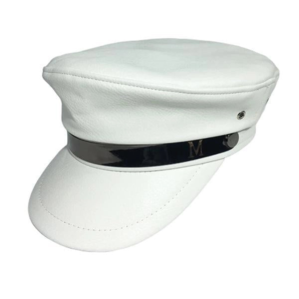Casquette Gavroche en Simili Cuir - Aurorelle 1