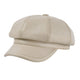 Casquette Gavroche en Simili Cuir - Beigeline
