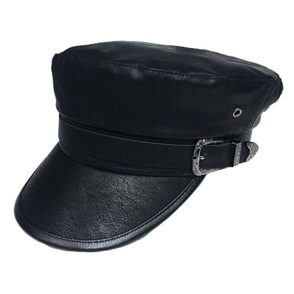 Casquette Gavroche en Simili Cuir - Boucleton 1