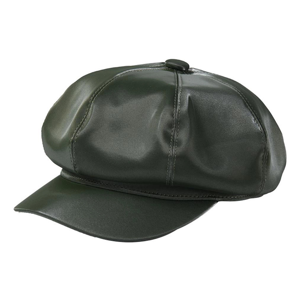 Casquette Gavroche en Simili Cuir - Brocéliande 1