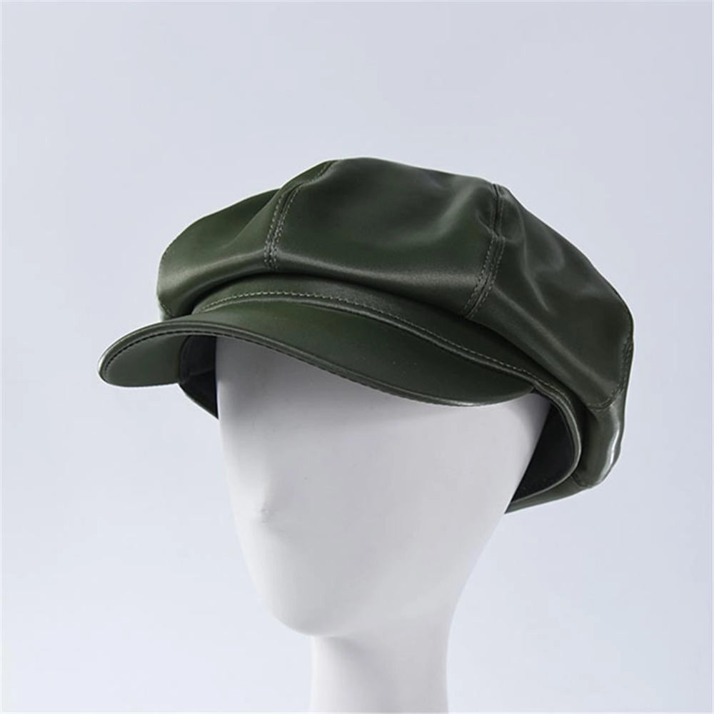 Casquette Gavroche en Simili Cuir - Brocéliande 3